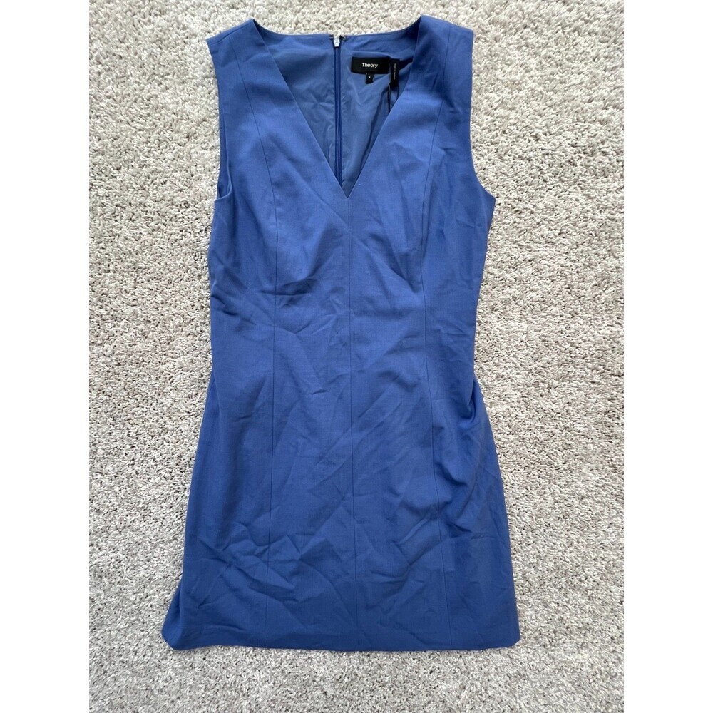 NWT Theory Sleeveless Fitted Sheath Wool Dress SIZE 4
